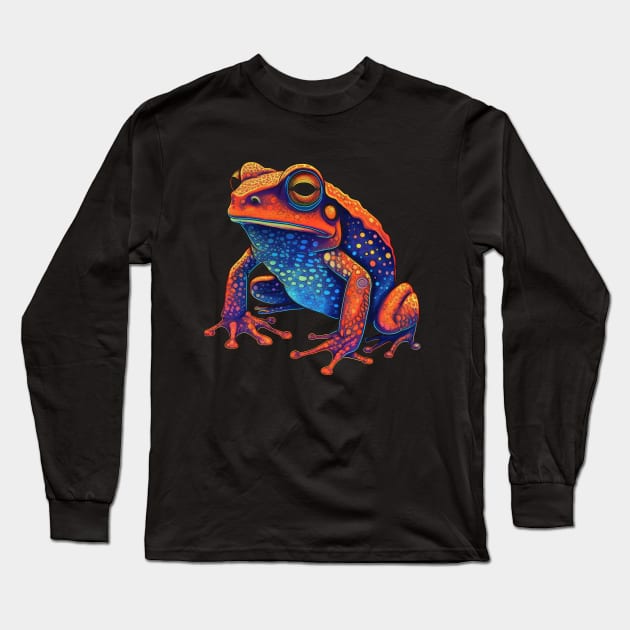 Bufo Alvarius Long Sleeve T-Shirt by difrats